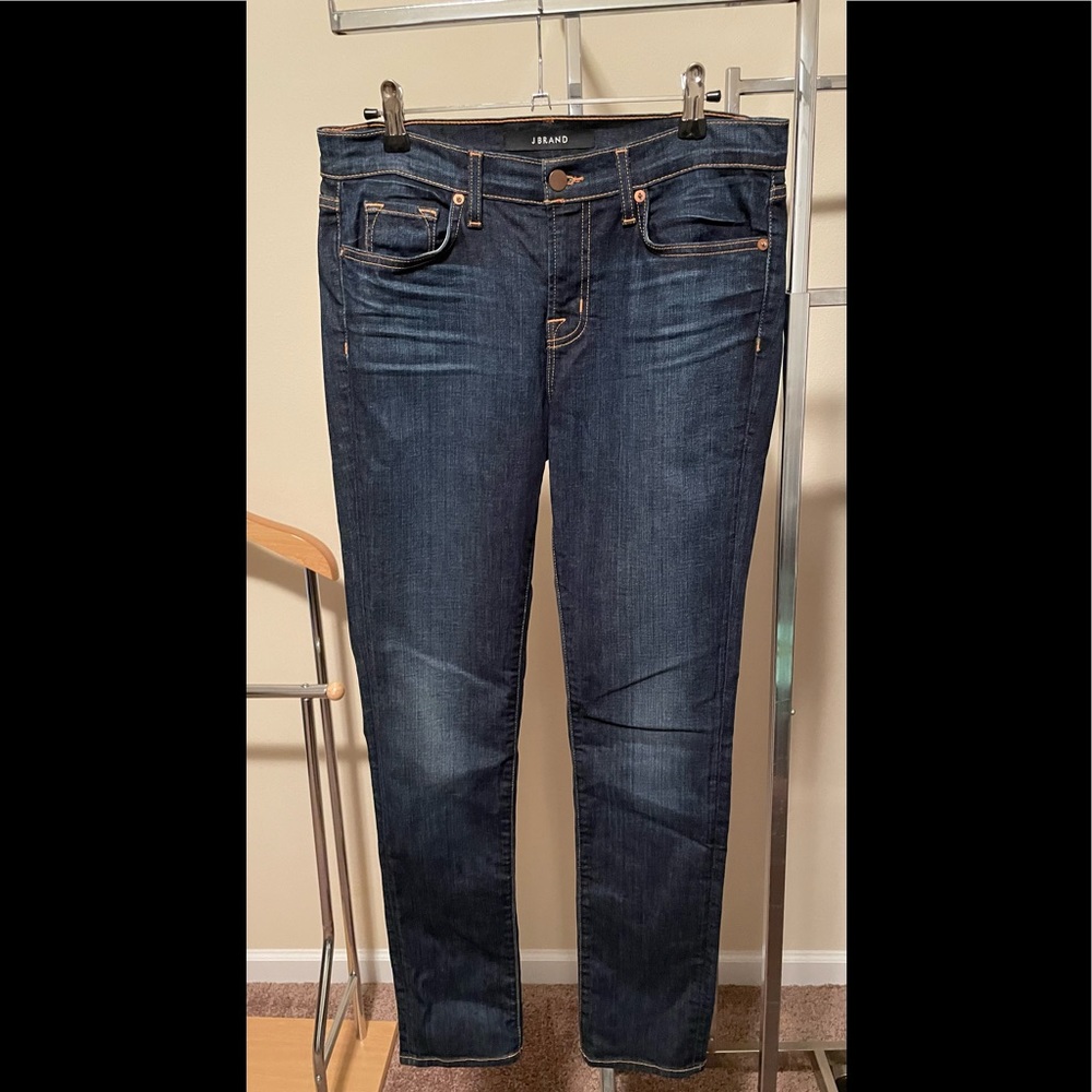 Used dark blue denim jeans ( J Brand) size 30